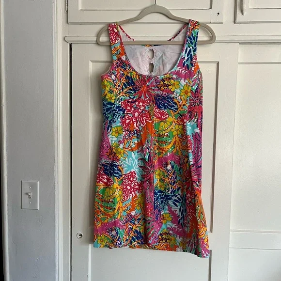 Lilly Pulitzer Ember shift - fishing for compliments dress size 8 - Picture 3 of 14